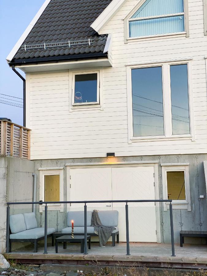 Ferienwohnung New Akrahamn Coast House Sæveland Exterior foto
